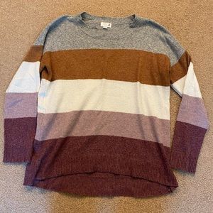 Multicolored Striped Sweater